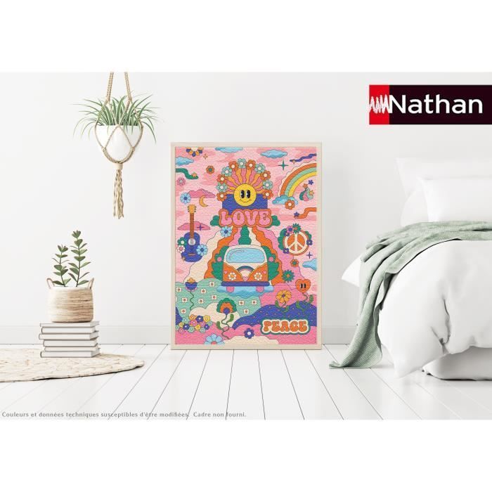 Rompecabezas de 1000 piezas estilo hippie/cha cha pop, para mayores de 14 años, rompecabezas de alta calidad, colección de artistas, 12001443, Nathan