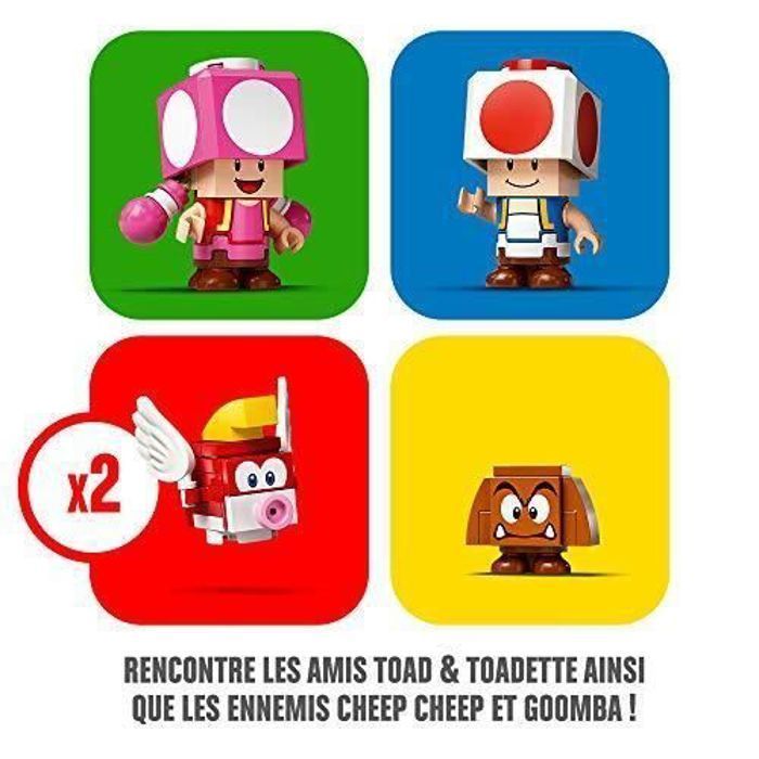 LEGO 71368 Conjunto de Construção Super Mario - Conjunto de Expansão Caça ao Tesouro do Toad