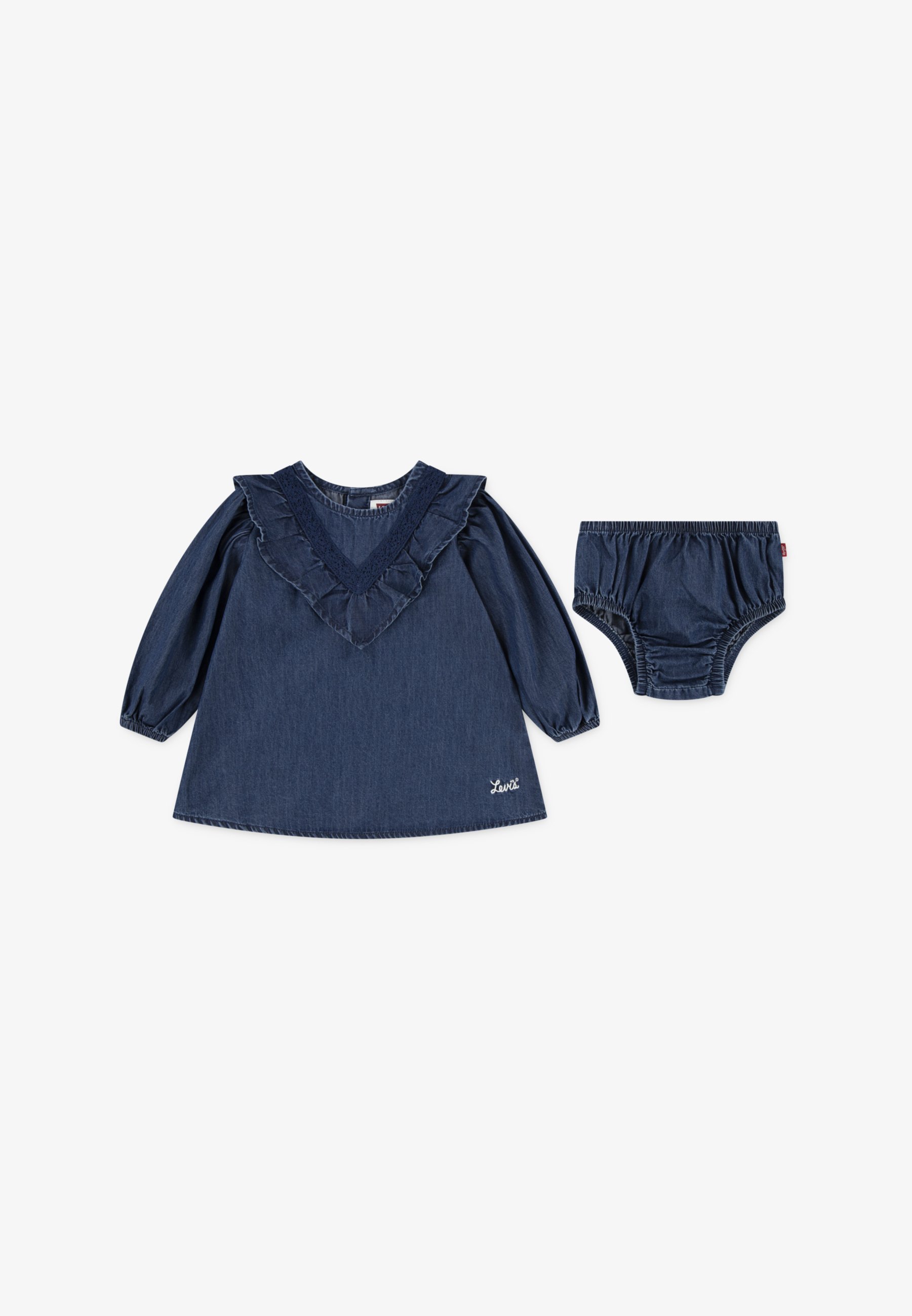 Abito Levi's® WILD WEST con volant - Abito in denim - onda scura