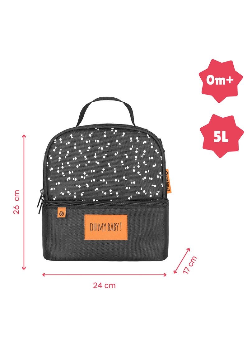 Bolsa térmica 'Badabulle' - PRETA