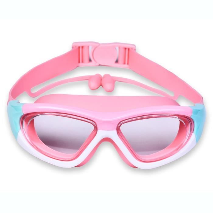Lunettes de natation - SURENHAP - Enfants - Vue claire - Orange rosé - Anti-buée