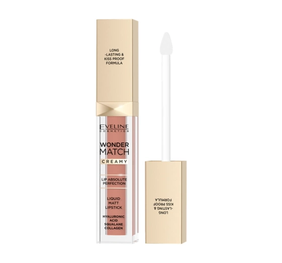 Eveline Cosmetics Wonder Match matowa pomadka w płynie 11 Milky Nude 6,8 ml