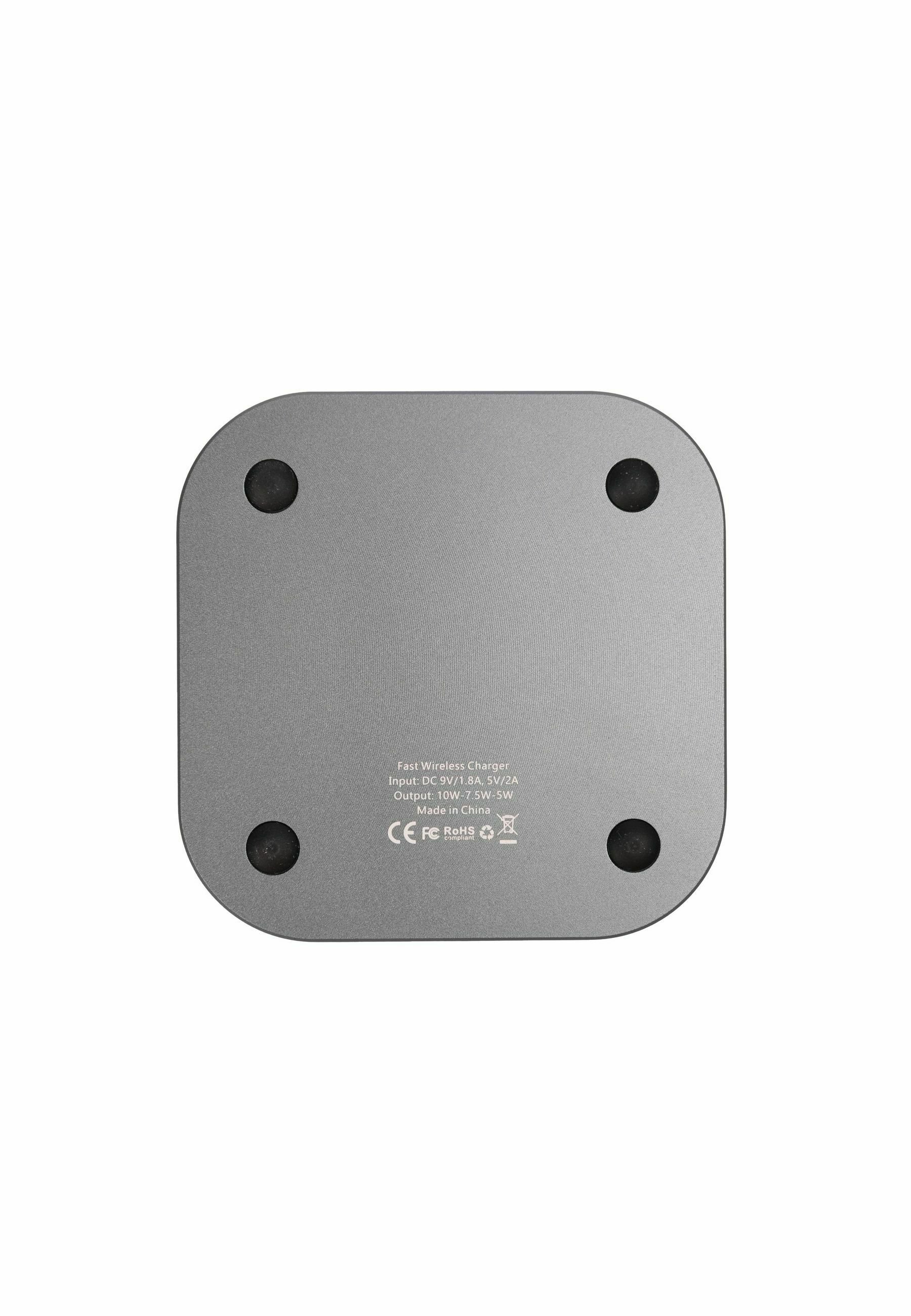 BOSS WIRELESS CHARGER ILLUSION DARK CHROME - Stazione di ricarica - nero