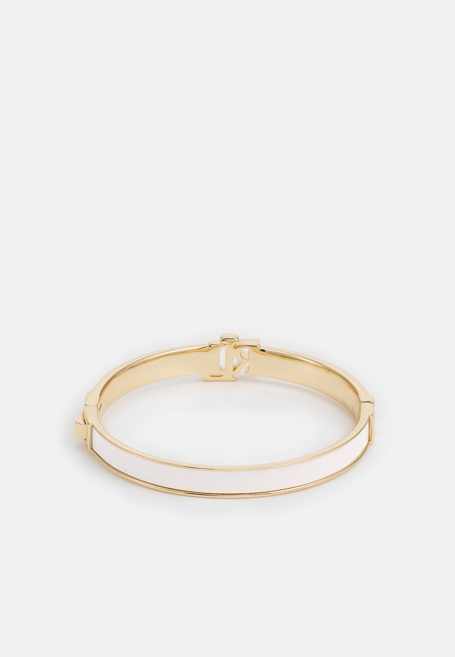 Lauren Ralph Lauren HINGE BANGLE - Armbånd - gold-coloured/white
