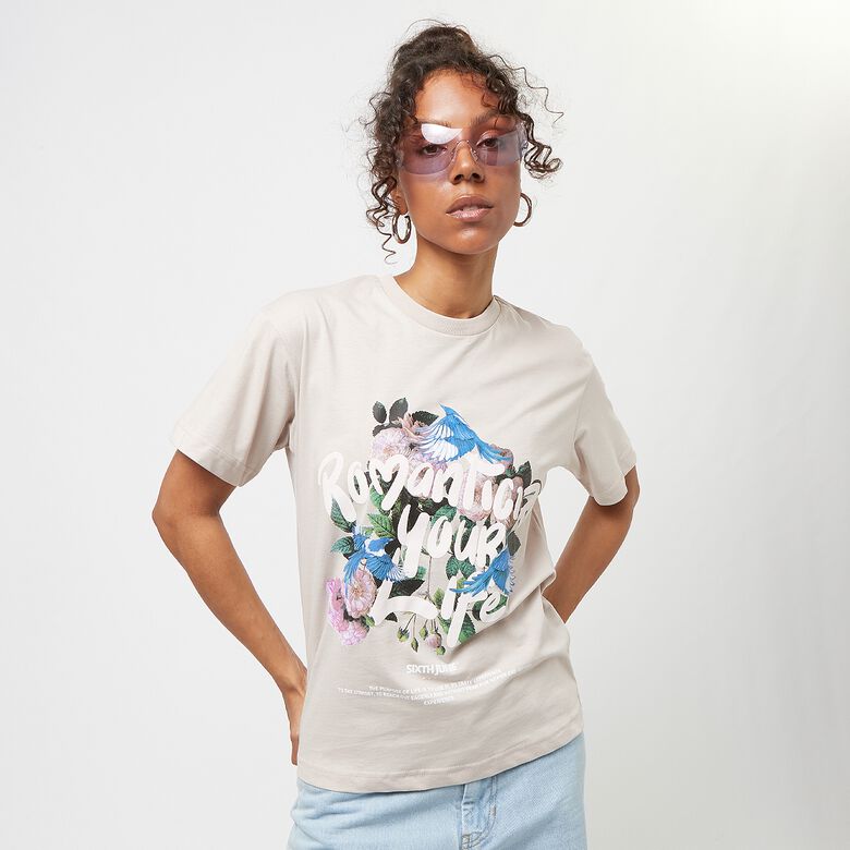 Romantize Kurzarm-T-Shirt mit Print