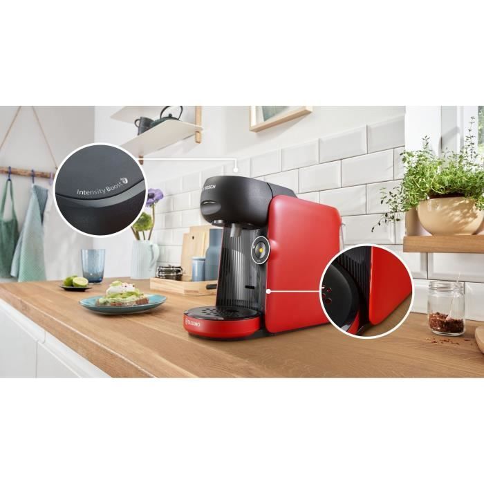 Cafetera multifunción BOSCH TASSIMO - TAS163E - T16 Finesse - 1400 W - 0,7 L - Roja