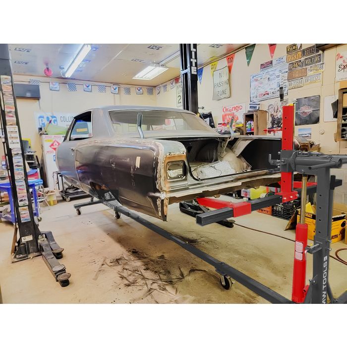 360° rotating body lift – 900 kg – Mobile & hydraulic – Car chassis restoration MW Tools KTB0900