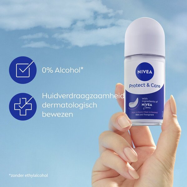 NIVEA Protect & Care antitranspirācijas rullītis<br>50ml