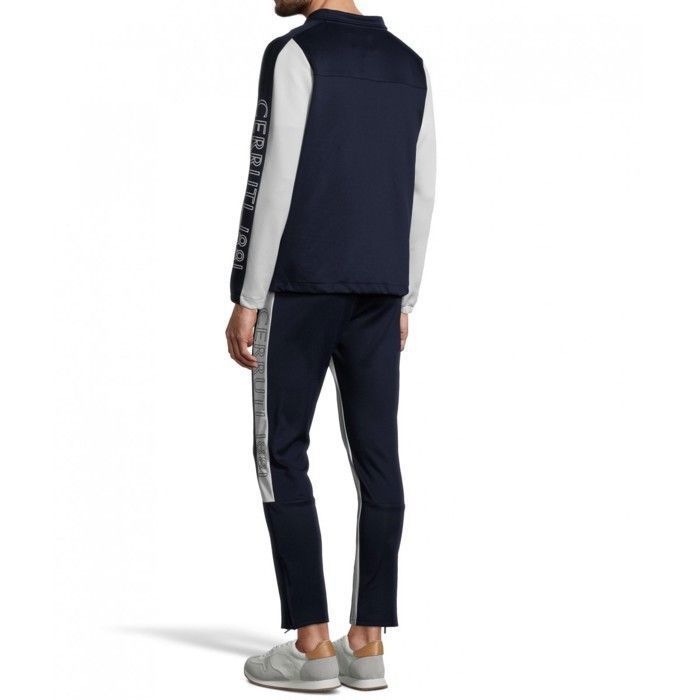 Cerruti 1881 Men's Two-Tone Cosa Tracksuit Set, Navy Blue