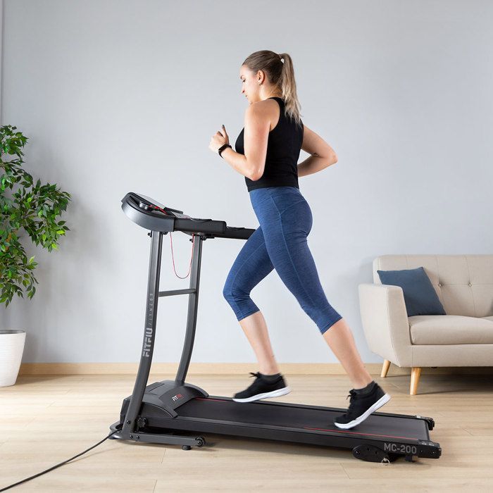 Tapis de course pliable - FITFIU Fitness MC-200 - 2.0HP - 14km/h - surface 40x110cm - inclinaison 6% [Reconditionné-Excellent état]