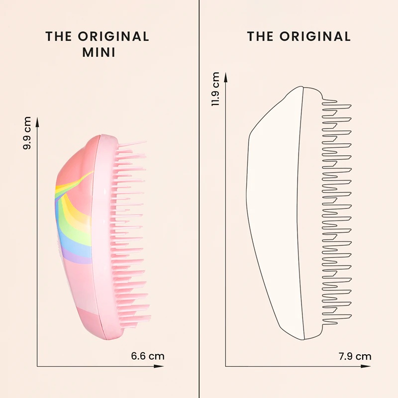 Krtača za lase Tangle Teezer The Original Mini z vzorcem mavričnega samoroga