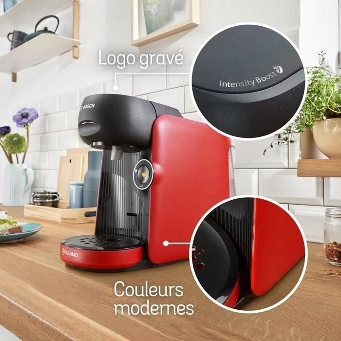 Machine à café + 3 packs T-discs - BOSCH - TASSIMO FINESSE TAS163E - 1400 W - 0,7 L - Multi-boissons - IntensityBoost - Noir