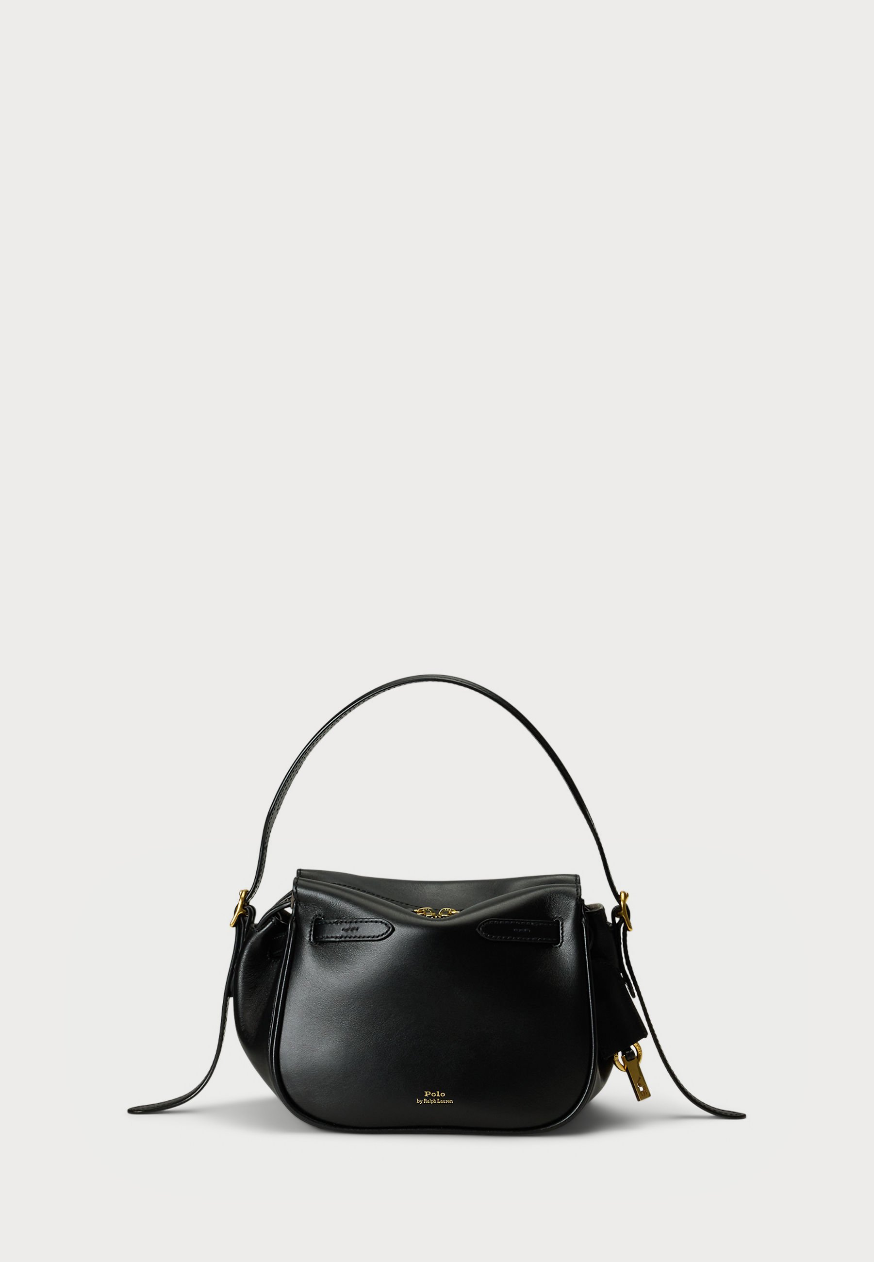 Polo Ralph Lauren Polo ID leren mini-handtas - zwart