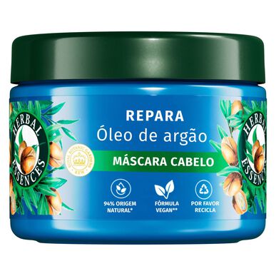 „Herbal Essences“ argano aliejaus atkuriamoji plaukų kaukė pažeistiems plaukams