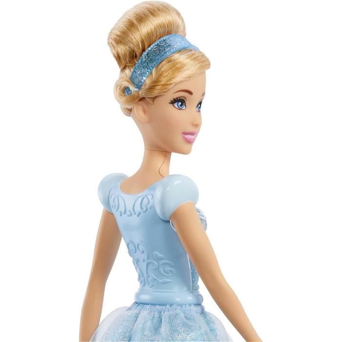 Cendrillon Poupée 29 cm, Mattel Poupée Disney Princesses habillage et accessoires HLW06