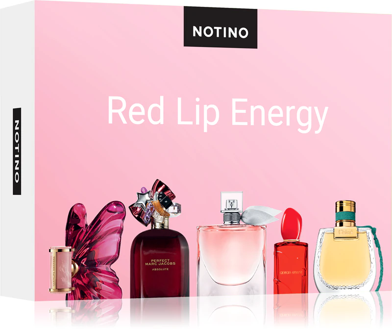 Beauty Discovery Box Notino Red Lip Energy Set für Frauen