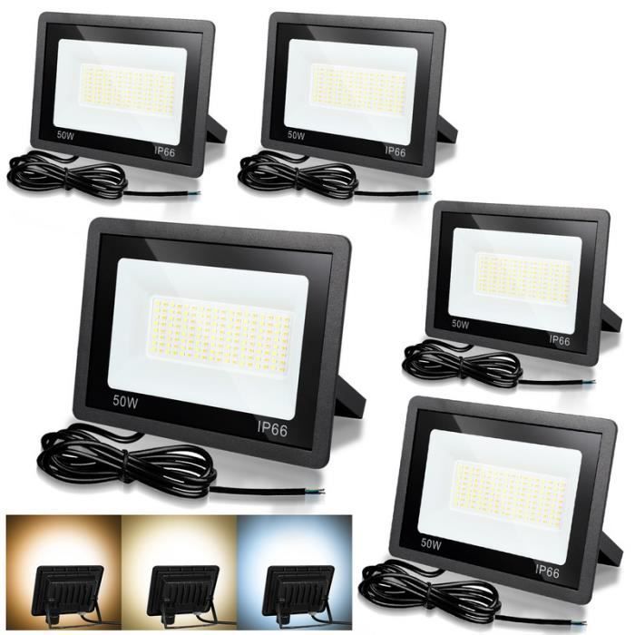Proyector LED - Hengda - 50W - IP66 - 3 colores - Ángulo de haz de 120°