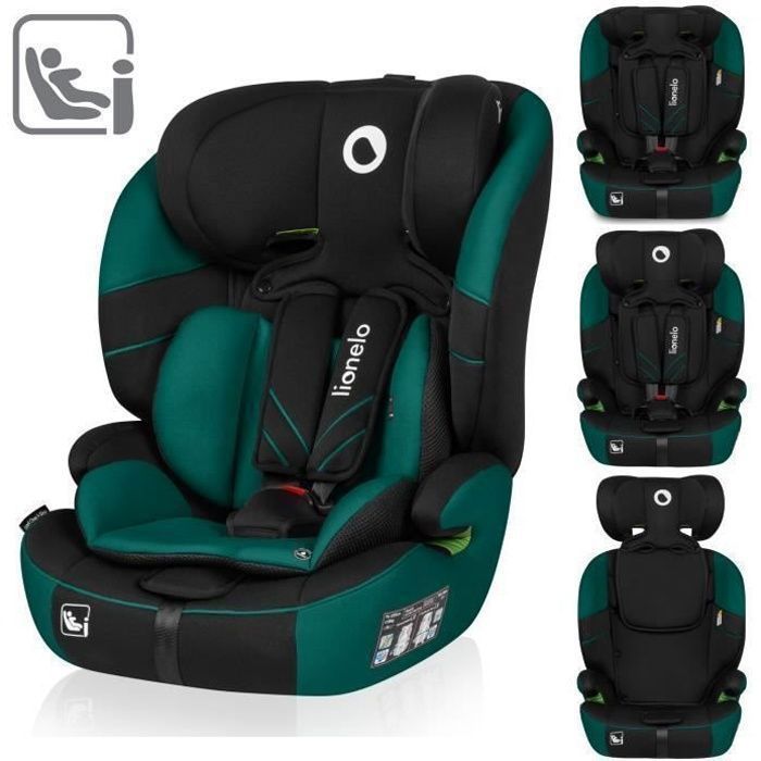 Seggiolino auto convertibile LIONELO Levi One i-Size - 76-150 cm - Gruppo 1/2/3 - Verde