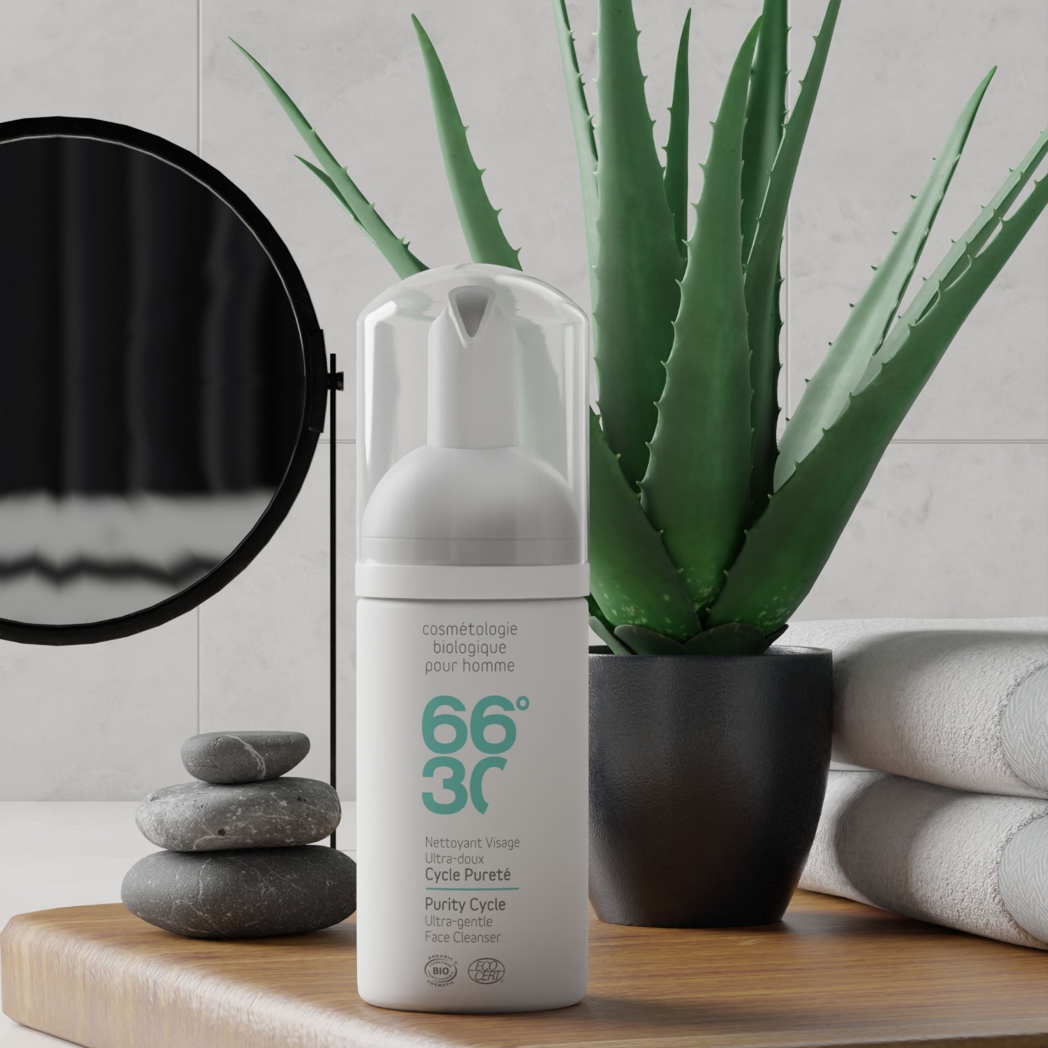 66°30 Nettoyant visage quotidien ultra-doux