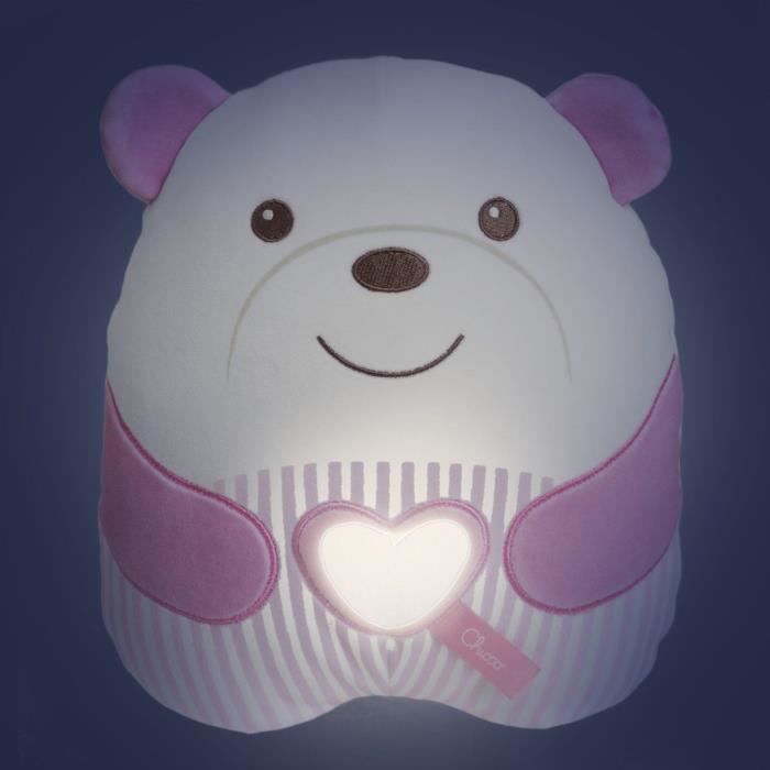 Osito de peluche suave - CHICCO - Rosa - Desde el nacimiento