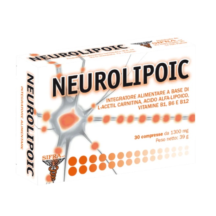 Neurolipo Nahrungsergänzungsmittel, 30 Tabletten