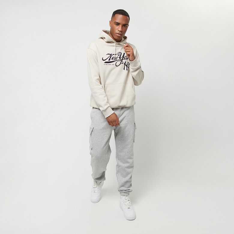 Sudadera con capucha extragrande con estampado retro de la MLB de los Yankees de Nueva York