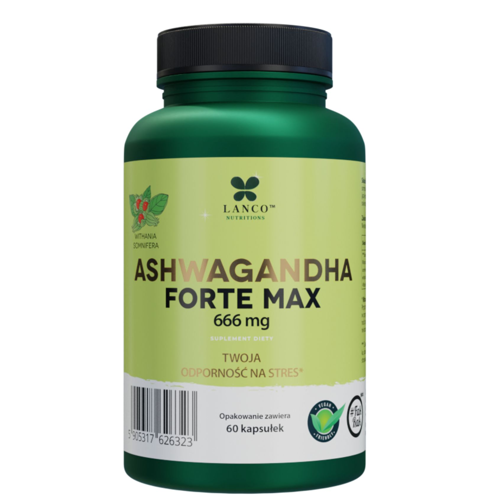 Lanco Nutritions Ashwagandha Forte Max 666 mg