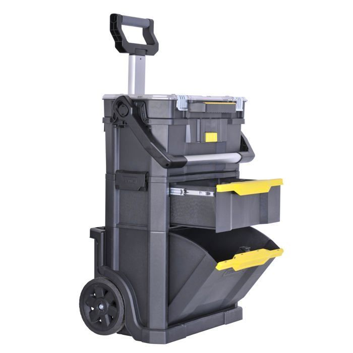 Organizer Trolley - STANLEY - STST1-79231 - 2 in 1 - Durable Polypropylene - 2 Drawers