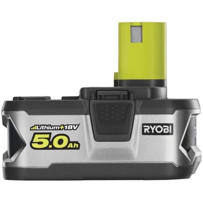 RYOBI - 1 batería de litio+ 18V ONE+ 5.0 Ah - RB18L50