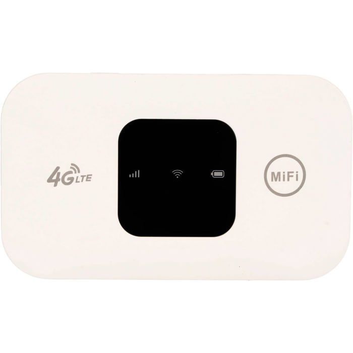 Punto de acceso WiFi móvil 4G FEBEST - Conecta hasta 10 dispositivos - Batería de 2100 mAh - Ranura para tarjeta SIM
