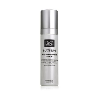 Martiderm Platinum Sérum Corrector de Contornos del Cuello Sérum Reafirmante para Cuello y Escote Sérum Antiarrugas 50 ml 50 ml