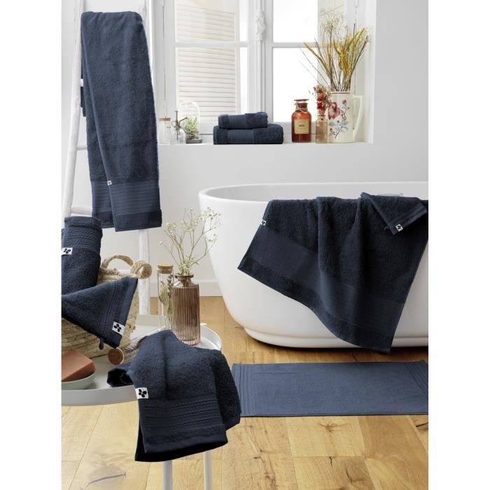 Badhanddoek - GARANCE - Midnight - 100% biologisch katoen - 600 g/m² - 90 x 150 cm