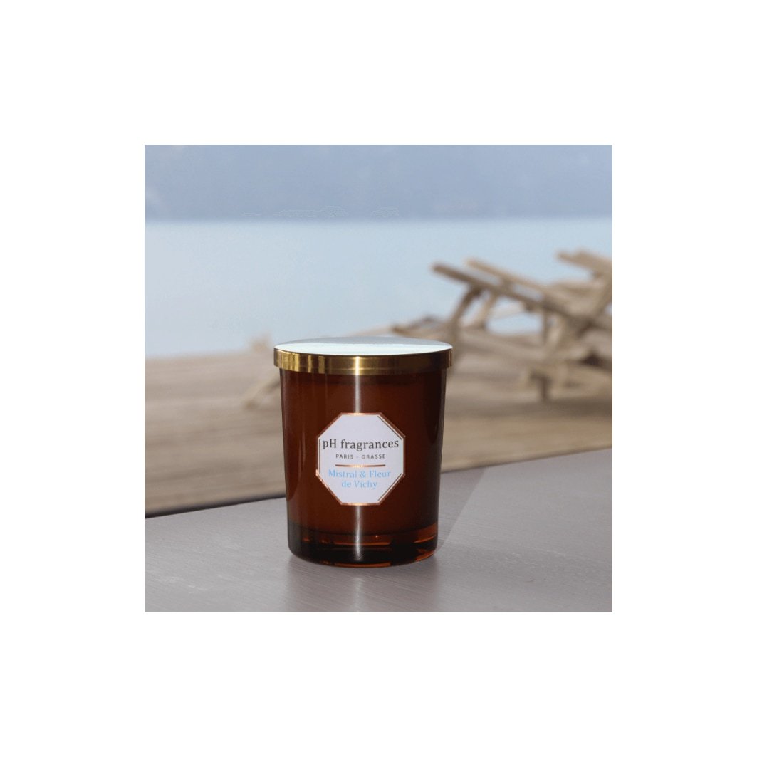 Mirisna svijeća s pH Mistral i Fleur de Vichy - 180 g