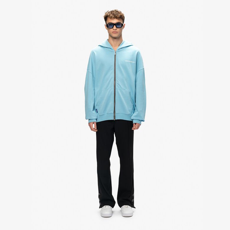 Hoodie met rits en vlag van Mykonos