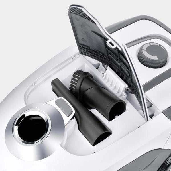KARCHER VC 2 - Aspirapolvere a bidone - 700 W - Filtro HEPA 13 - 76 dB - Tubo di aspirazione da 1,5 m con impugnatura curva