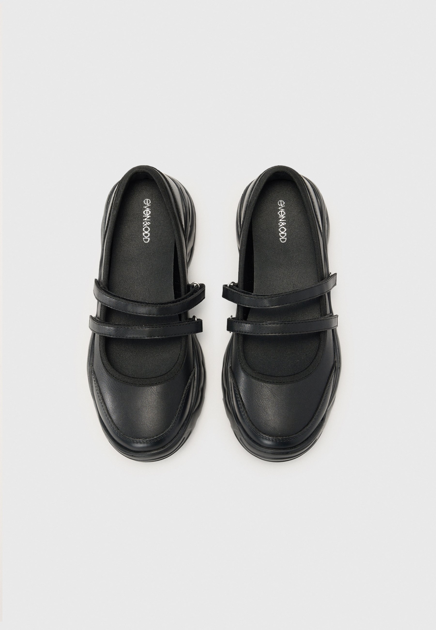 Even&Odd ballerina's - zwart