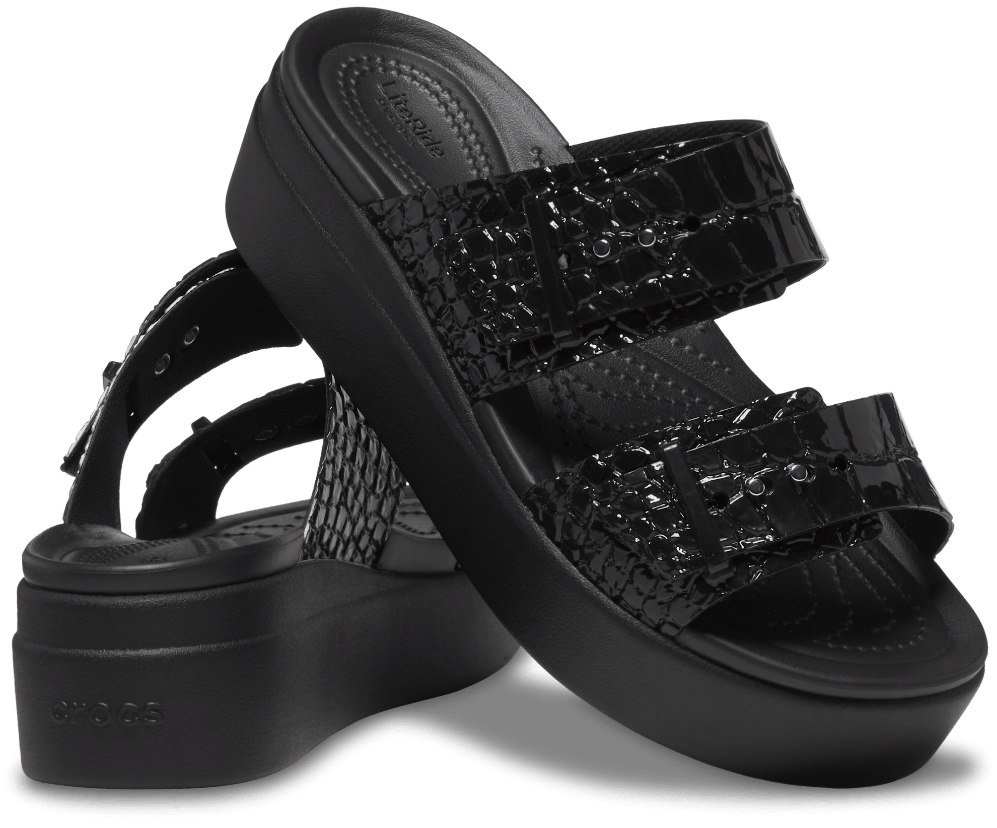 Brooklyn Croco Shine Buckle
