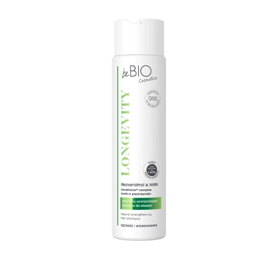 Bebio Longevity wzmacniający szampon do włosów 300 ml