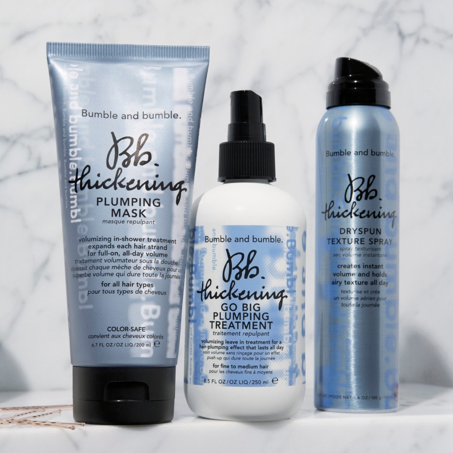 Bumble and bumble. Matu biezināšanas līdzeklis apjomīgiem matiem – 250 ml