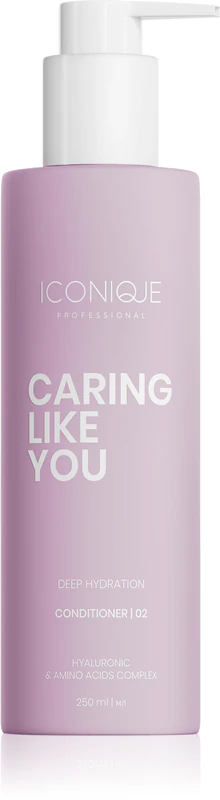 ICONIQUE Professional CARING LIKE YOU Hĺbkovo hydratačný kondicionér pre suché a poškodené vlasy