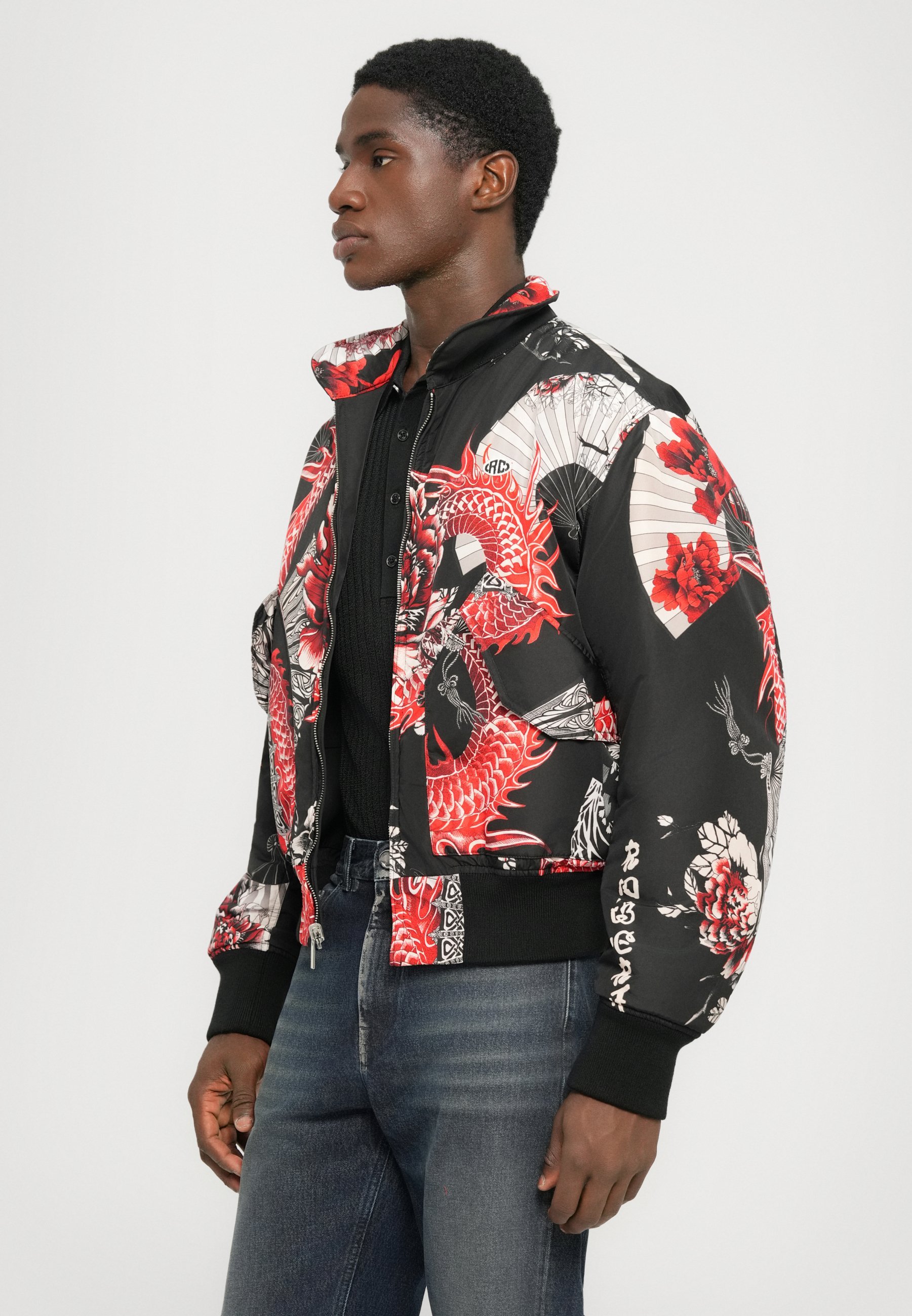 Roberto Cavalli BOMBERJACKET - Bomberjack - zwart