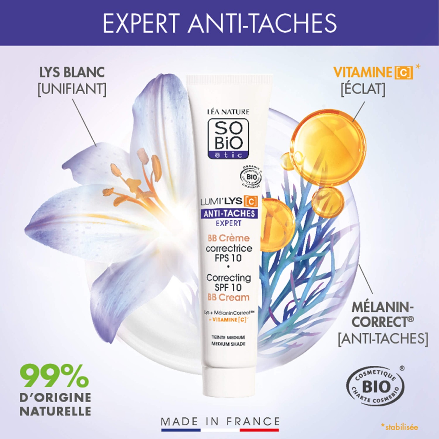 SO BiO étic BB crème correctrice, Lumi'lys [C]