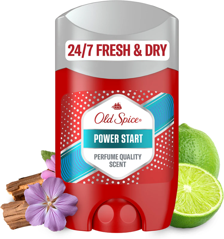Antitranspirante em bastão Old Spice Power Start para homens