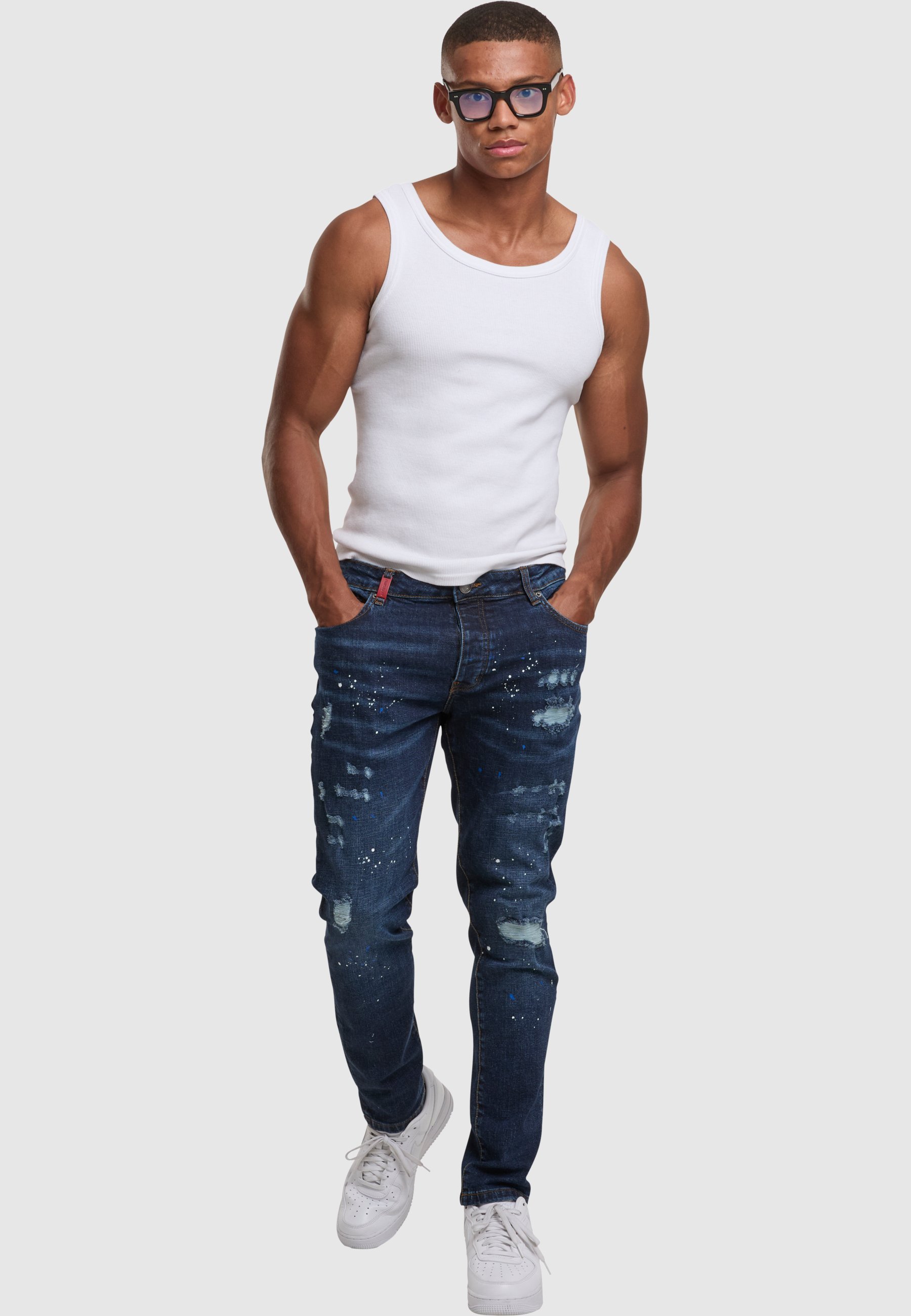 Jean slim LEONARDO 2Y Premium - bleu moyen