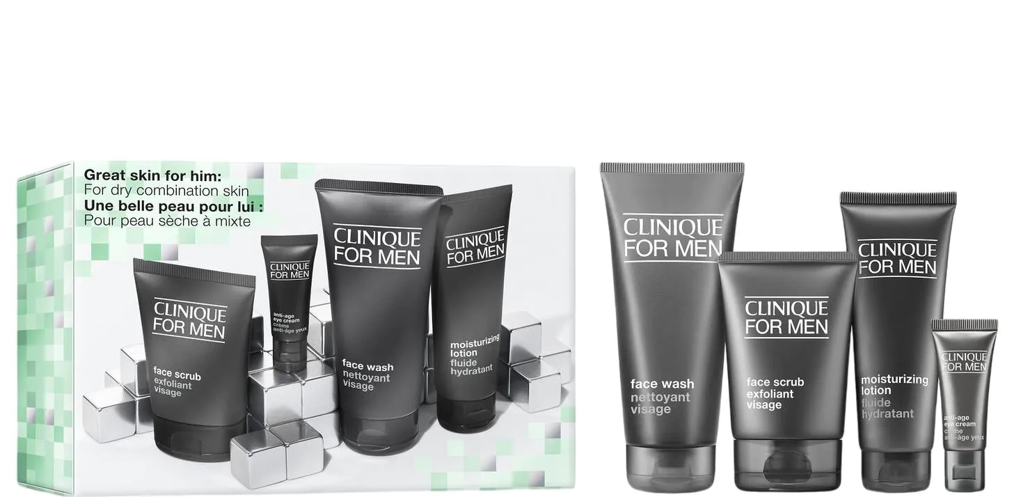 Clinique Great Skin For Him Zestaw prezentowy do skóry suchej