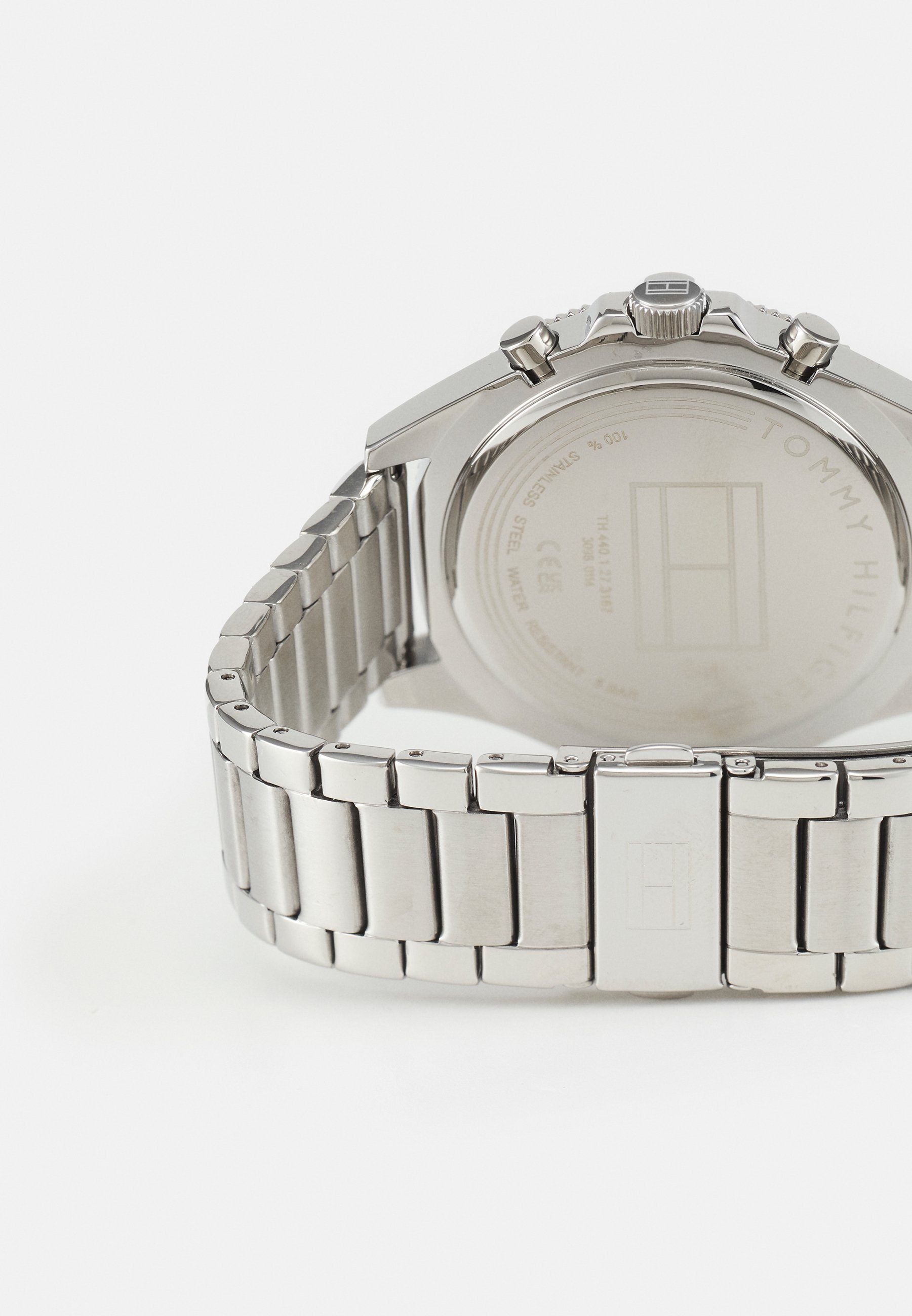 Tommy Hilfiger LARSON - Horloge - zilverkleurig/zwart