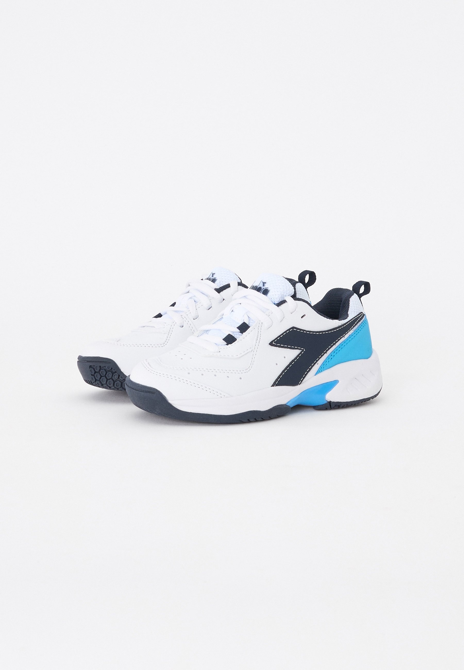 Diadora CHALLENGE 5 JR UNISEXE - Baskets - Corsair blanc/bleu
