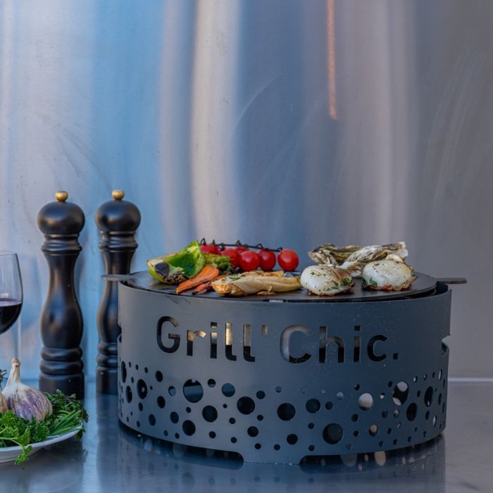 Barbecue Ptit Grill Acier Noir