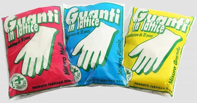Farvisan latex handschoenen, Farvisan, grote maat, 20 stuks