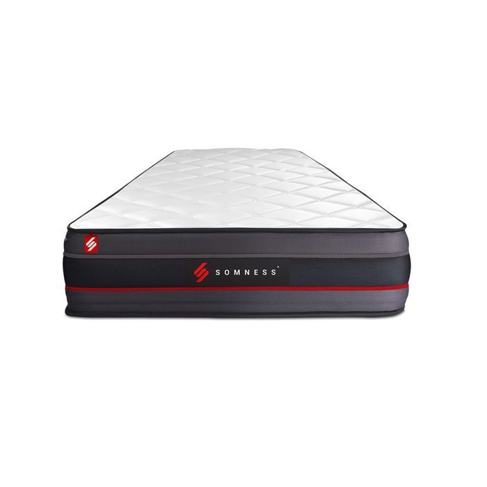 90x190 REGEN memory foam mattress + black bed base kit